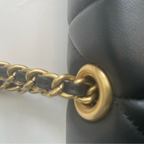 Coach Quilted Tabby Black/Gold Brass - Picture 6 of 15